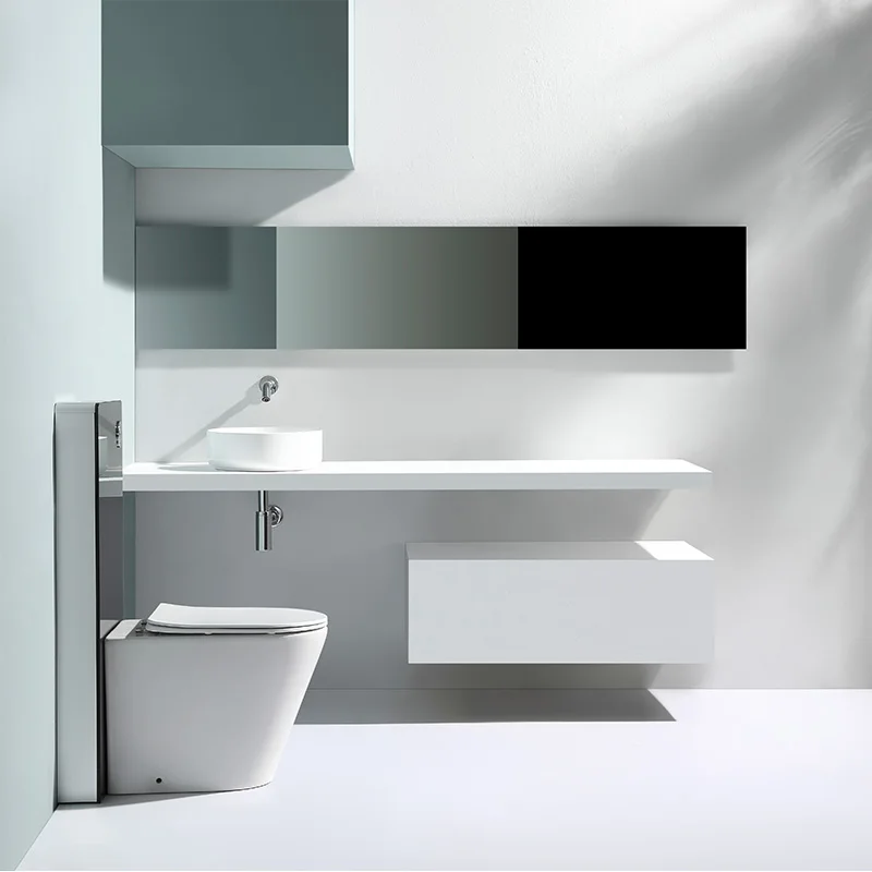 High-performance ceramic wall-mounted lavatory