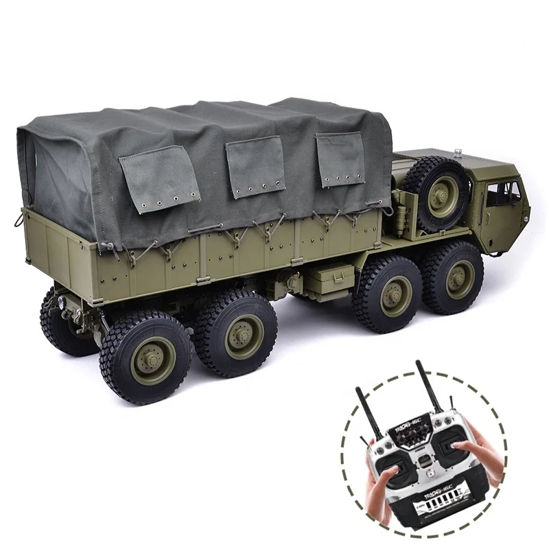 Hengguan Trasped HG P801 Canopy HEMTT 8X8 RC Army Truck – 16CH