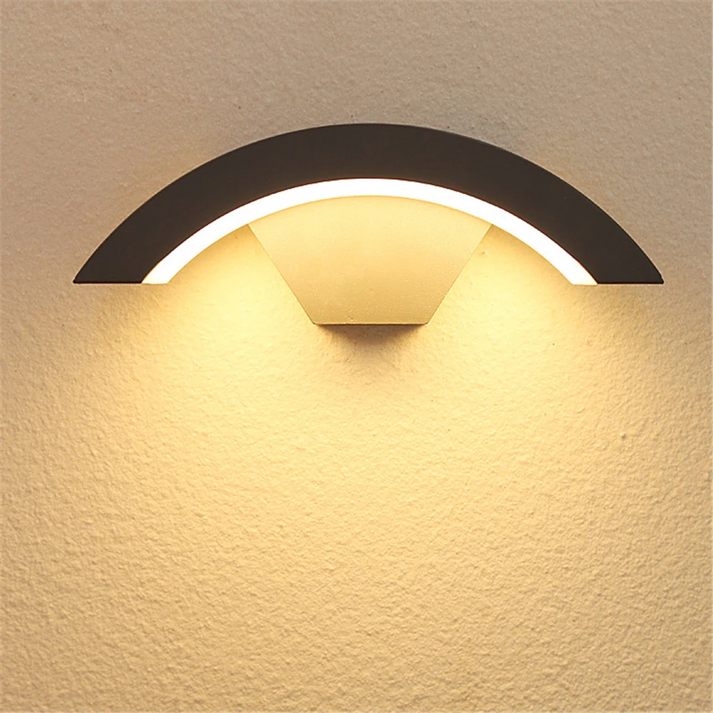 Semicircle Sharped Decoration Lamp 12W 15W 18W LED Wall Light