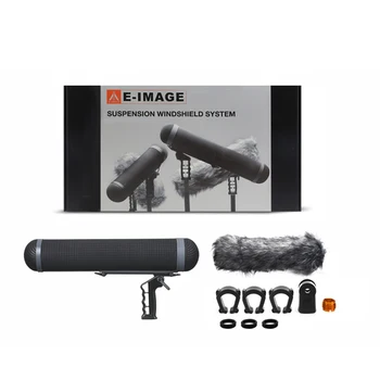 E-IMAGE BS-P70 Professional Durable Microphone Blimp Suspension Windshield System for shotgun Microphone Simple Setup product image