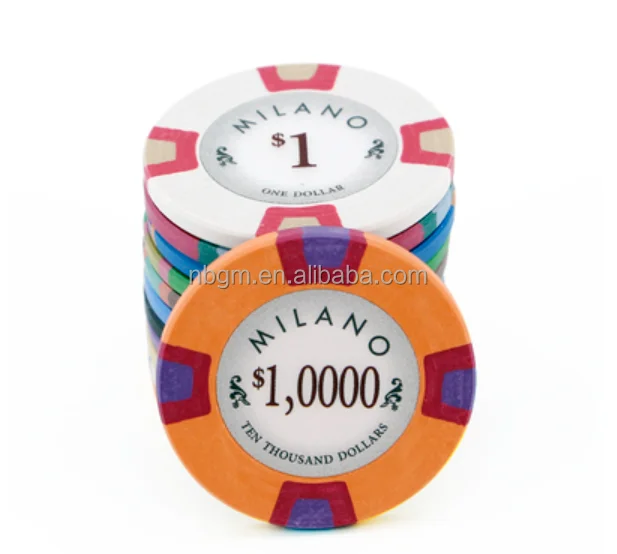 10g Professional Real Clay Poker Chips/casino Poker Chip no Builtin