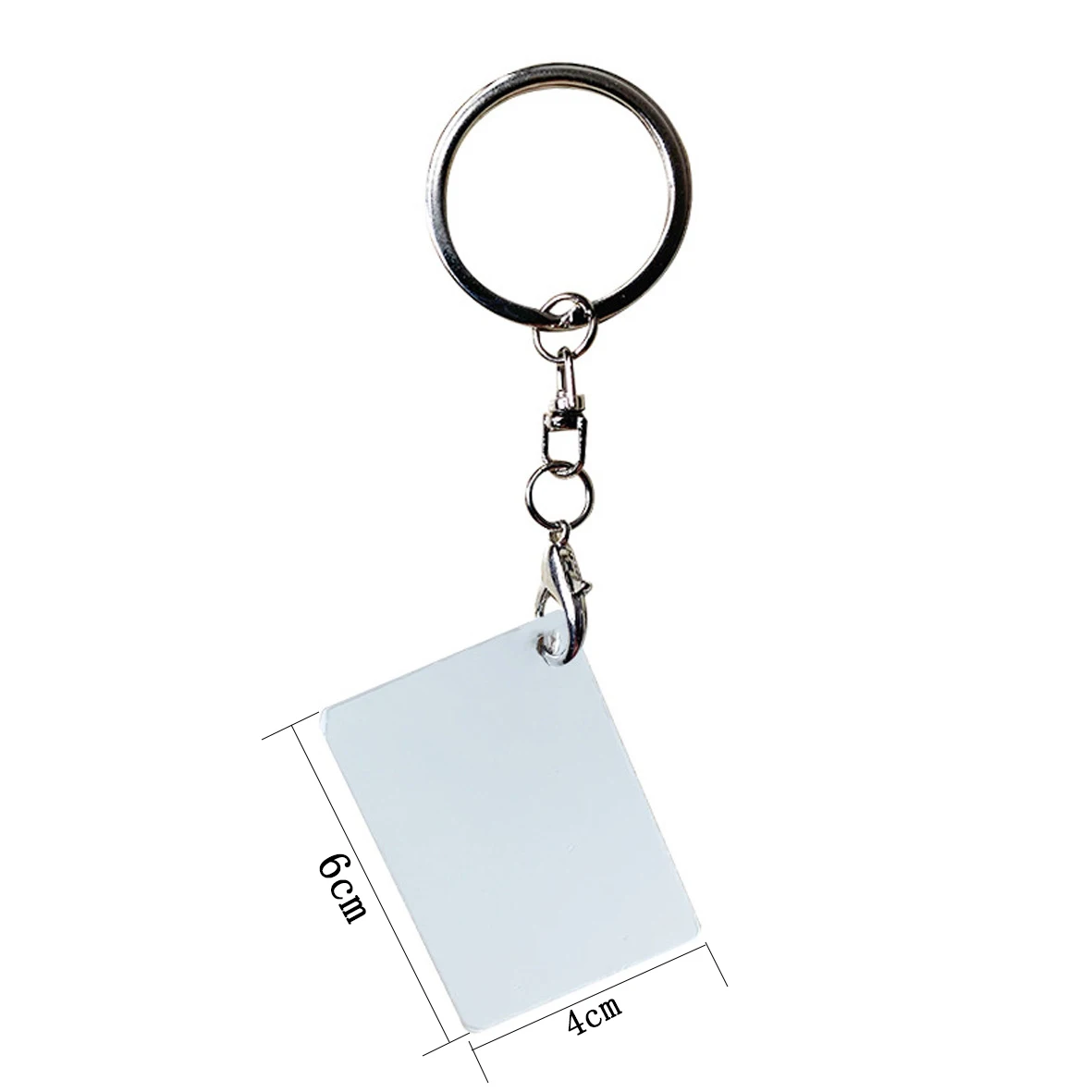 Wholesale Blank Sublimation Printable Aluminum Keychain For Home ...