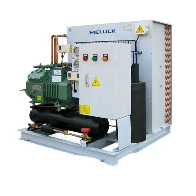 20Hp Air-Cooled Semi-Hermetic Condensing Unit Cold Storage Room Water-Cooled PLC R410A Freezer Condensing Unit