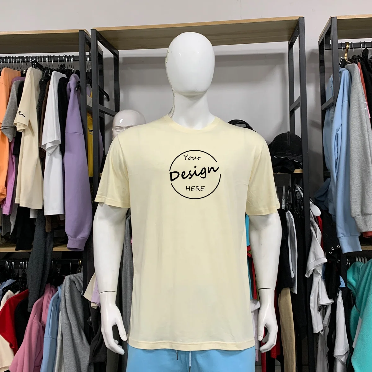 Wholesale Printed Plus Size Plain Mens White Tshirt Man Cotton t Shirt for Men 100% Cotton 200 Grams