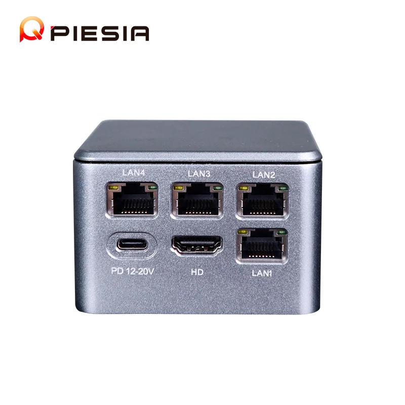 Intel 12th Gen N100 N300 Mini PC with 4x 2.5G Ports & NVMe SSD
