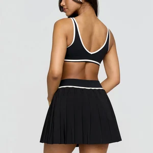 Women Golf Running Sports Bra Warm-Up Short Fitness Tennis Pickleball Skirts Fitness Skirts Apparel