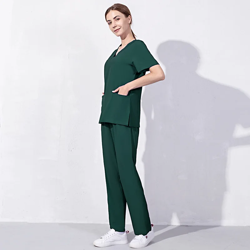 Buy Womens And Mens Stylish Medical Scrubs Nursing Uniform from Hubei  Hothome Industry Co., Ltd., China