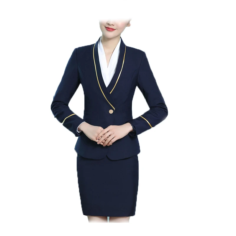 
 Высококачественная осенне-зимняя эластичная саржа из полиэстера и вискозы, подходит для униформы авиакомпании, оптовая продажа  