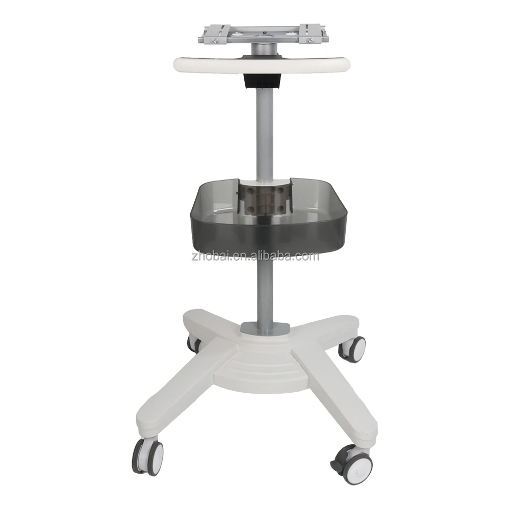 Hot Sale High Quality Adjustable Medical Trolley for Clinics Hospitals Small Four-Wheel Quick Break Design Dental Usage Hotels 2
