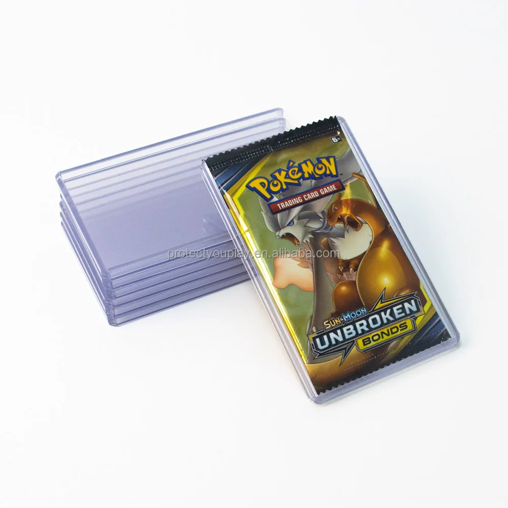 hard sleeve for pokemon cards Kawashima Manufacturing TCG Full Protect Sleeves Regular Size Set of 3 main image 0