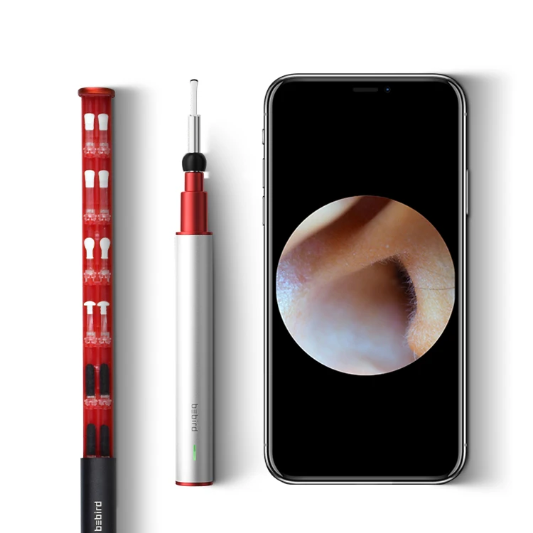 Best sale otoscope wifi ear wireless  HD 1080p for ios android system Bebird wholesale mini camera smart ear cleaning