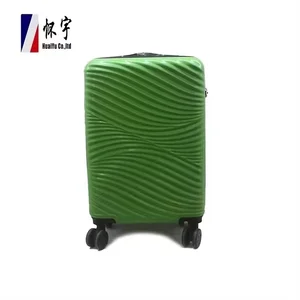 Wholesale Custom Fashion Design Secure Zippers Luxury Unisex Green Trolley Travel Luggage Suitcase Sets Outdoor Travel Luggage