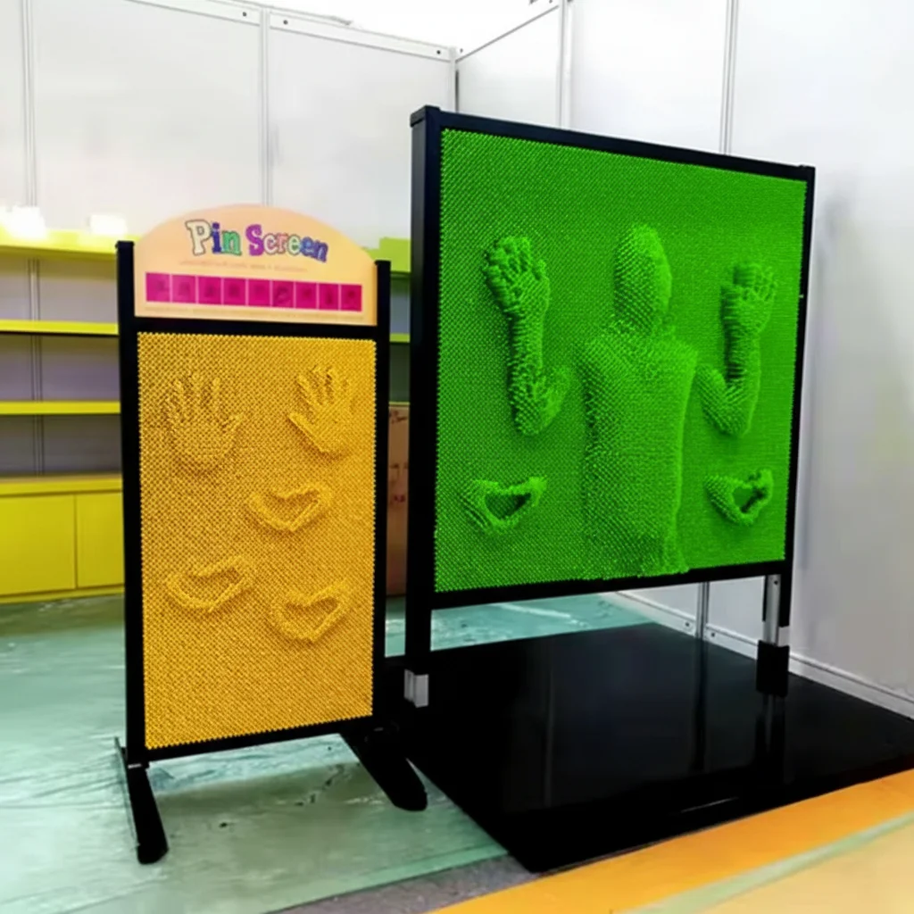 インタラクティブでカラフルな3D印象ピンスクリーンおもちゃ、創造的な