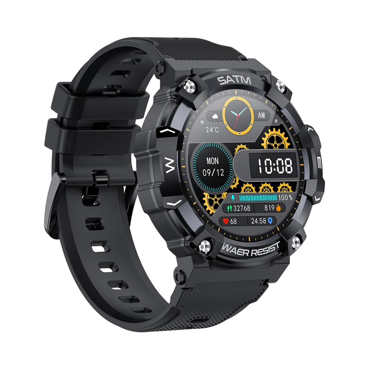 New Model PG666 BT Call Fitness High Quality Smartwatch IP68 Waterproof Sport Smart Watch for Men With BP
