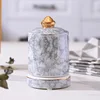 Gray gemstone pattern toothpick holder