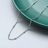 1.7mm cross clip bead chain 40+5cm