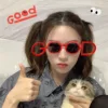 Red good glasses
