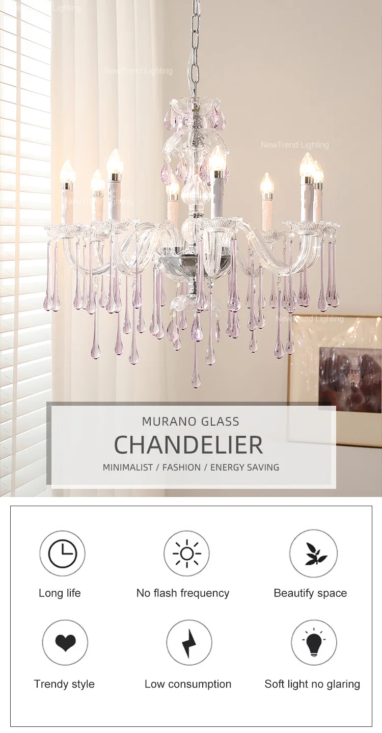 cpl 463 modern sculptural murano glass chandelier  artistic european style pendant light for villa dining-0