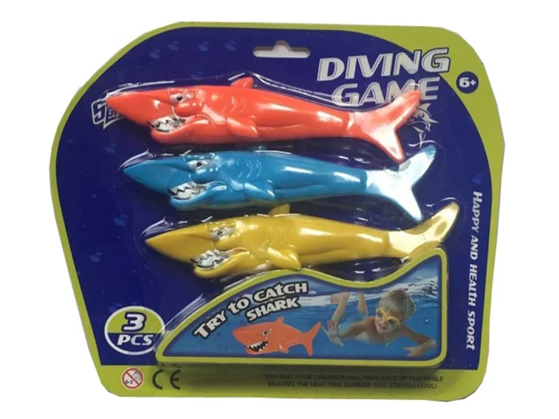 Fun Swimming Underwater Throwing Animal Shark Fish Octopus Rocket Girl Boy Bath PVC Pool Sinking Swim Diving Toys for Kids
