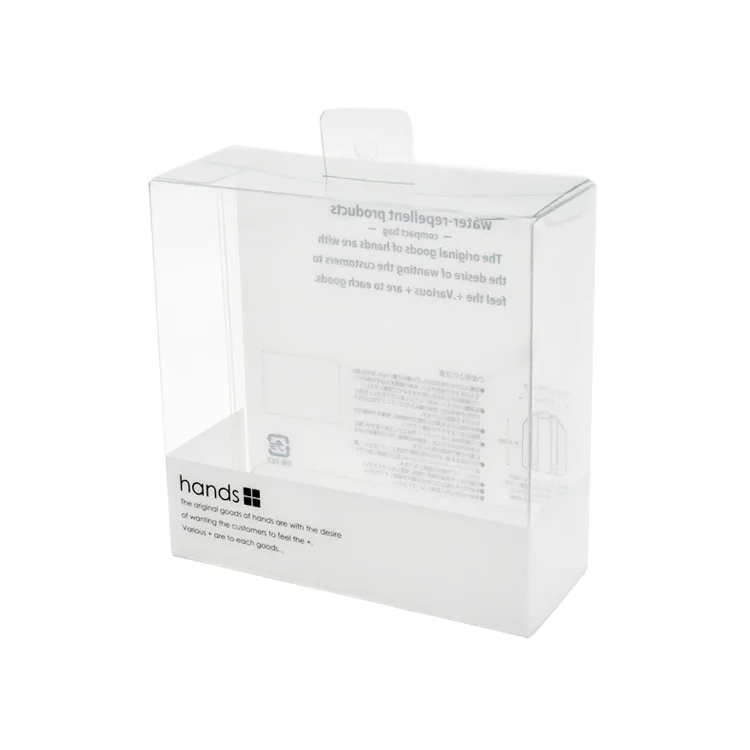 تغليف الجملة مع طباعة شعار مخصص علبة تغليف بلاستيكية شفافة من PET PVC PP للأدوات التجميلية والتغليف الهدايا صناديق الأسيتات البلاستيكية