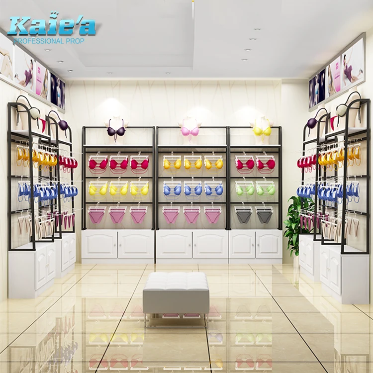 Gondola Display Stand Underwear Shop Display Shelf