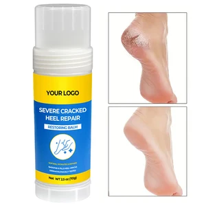 Premium Vegan Foot Balm with Urea & Peppermint Shea Butter Intensive Repair Cream for Dry & Rough Heels Infused with Lavender