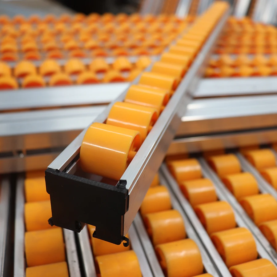 Колесный конвейер промышленные алюминиевые роликовые гусеницы складские