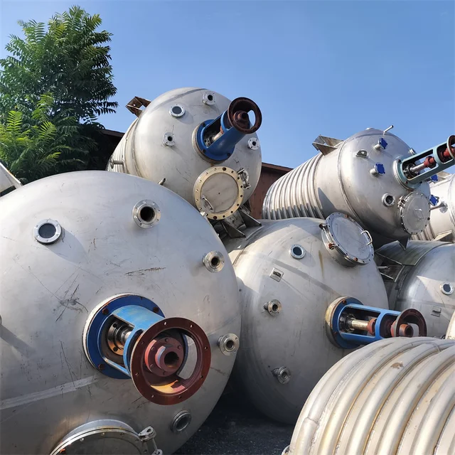 Customized external coil reaction vessel; Vertical liquid reaction equipment