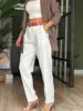 G281 #   pantalon blanc