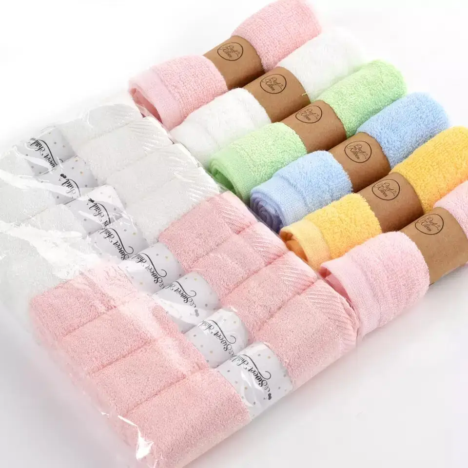 Hot Sale 100 Bamboo Or Bamboo Cotton Blended Washcloths Towel For Baby Or Makeup Usage Super