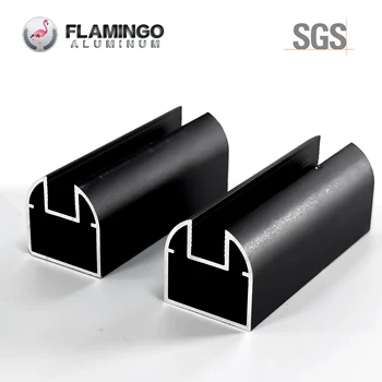 Flamingo6063 Decorative Aluminium Alloy Extrusion Profiles Customized Aluminum Kitchen Cabinet Wardrobe Closet Furniture Profile