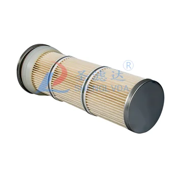 High Temperature Resistance Dust Removal Filter Cartridge Industrial Air Filter Element Can Be Customized