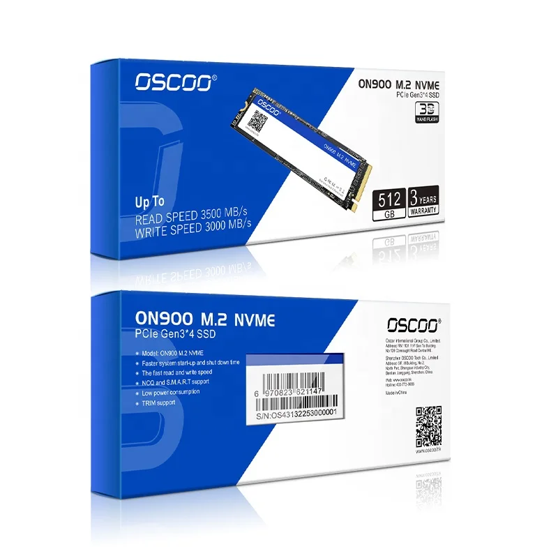 OSCOO ON900 SSD - High Performance M.2 Nvme Pcie Gen3.0