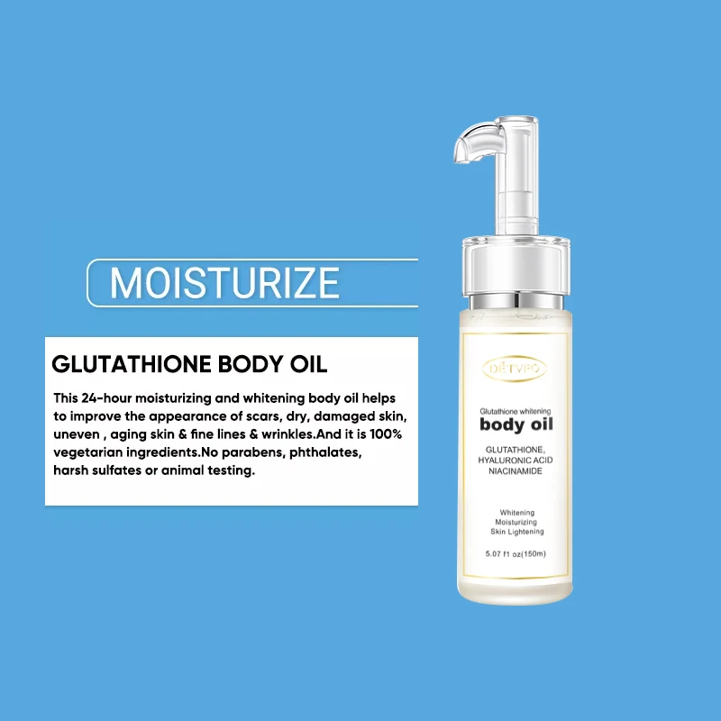 Fast Bleaching Gluta Sets Whitening Soap Body Oil Body Lotion Body Cream Face Moisturizing Skin Care Set Lightening Cream 