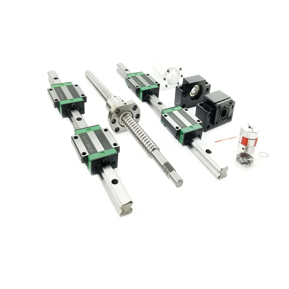 X Y Z Axis Cnc Kit HGR20 HGW20CC HGH20CA Sfu 1605 SFU1610 200mm 1000mm 1100mm 1500mm Set Ballscrew square Linear Rail for Stage