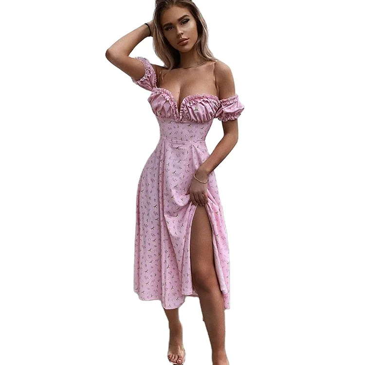 Buy Sexy Pink Dress,Floral Dresses 