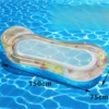 Flower transparent mesh floating row