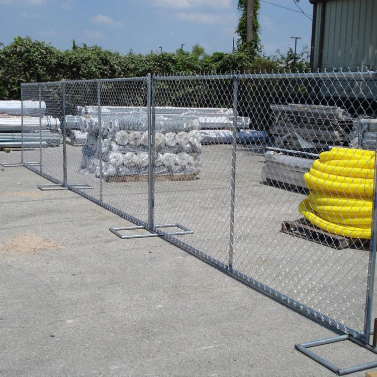 Hot sale galvanized steel 8 foot chain link fence garden cyclone wire fence for sale supplier