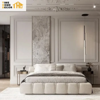 The Latest Design Luxurious Cloud Bed Frame Queen Double Beds In Foshan Bedroom Furniture