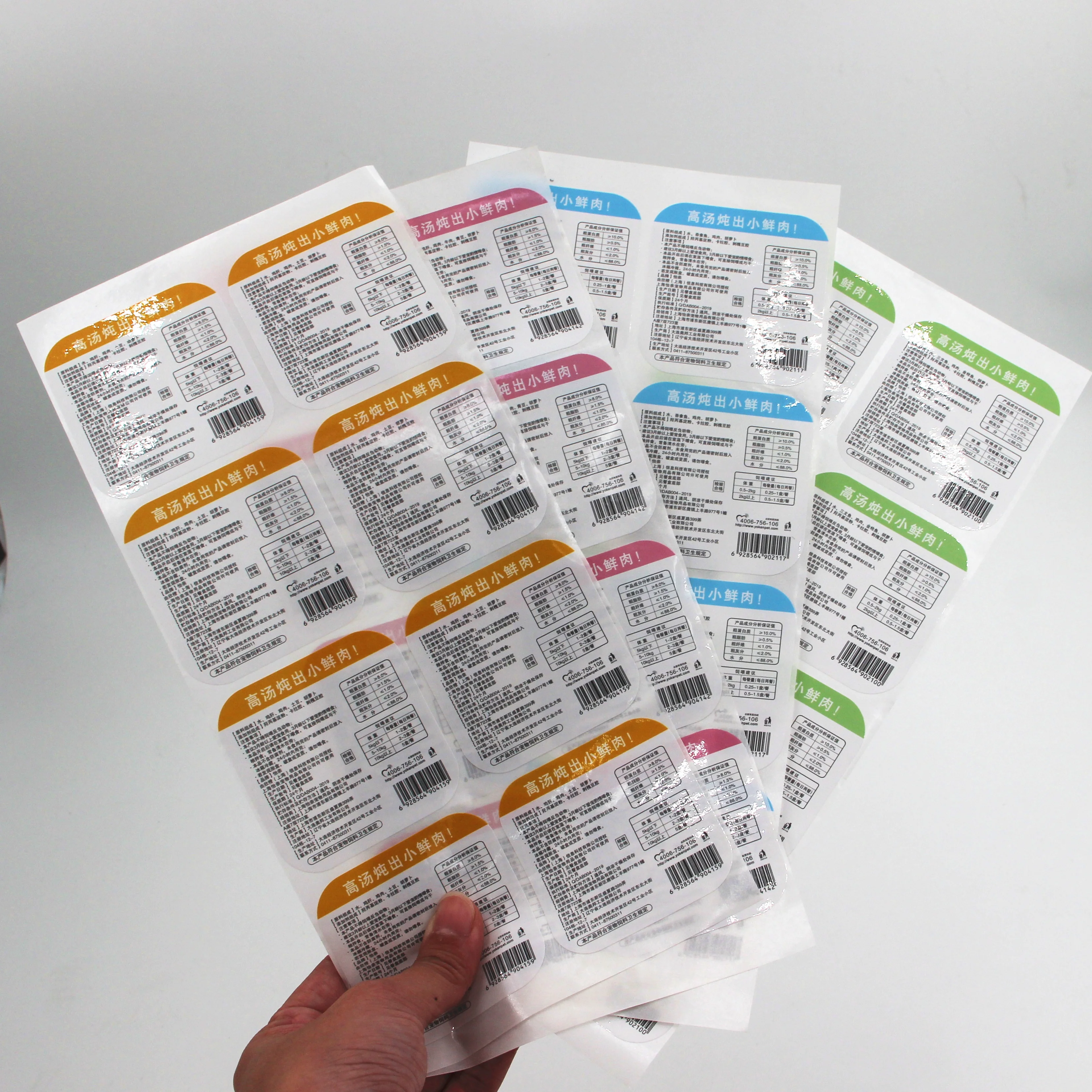 custom glossy labels