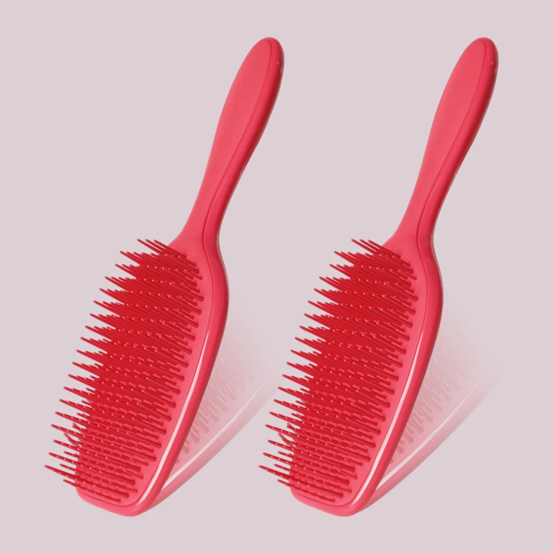 Пластиковая щетка для распутывания вьющихся волос 2023 пластиковая расческа низкая