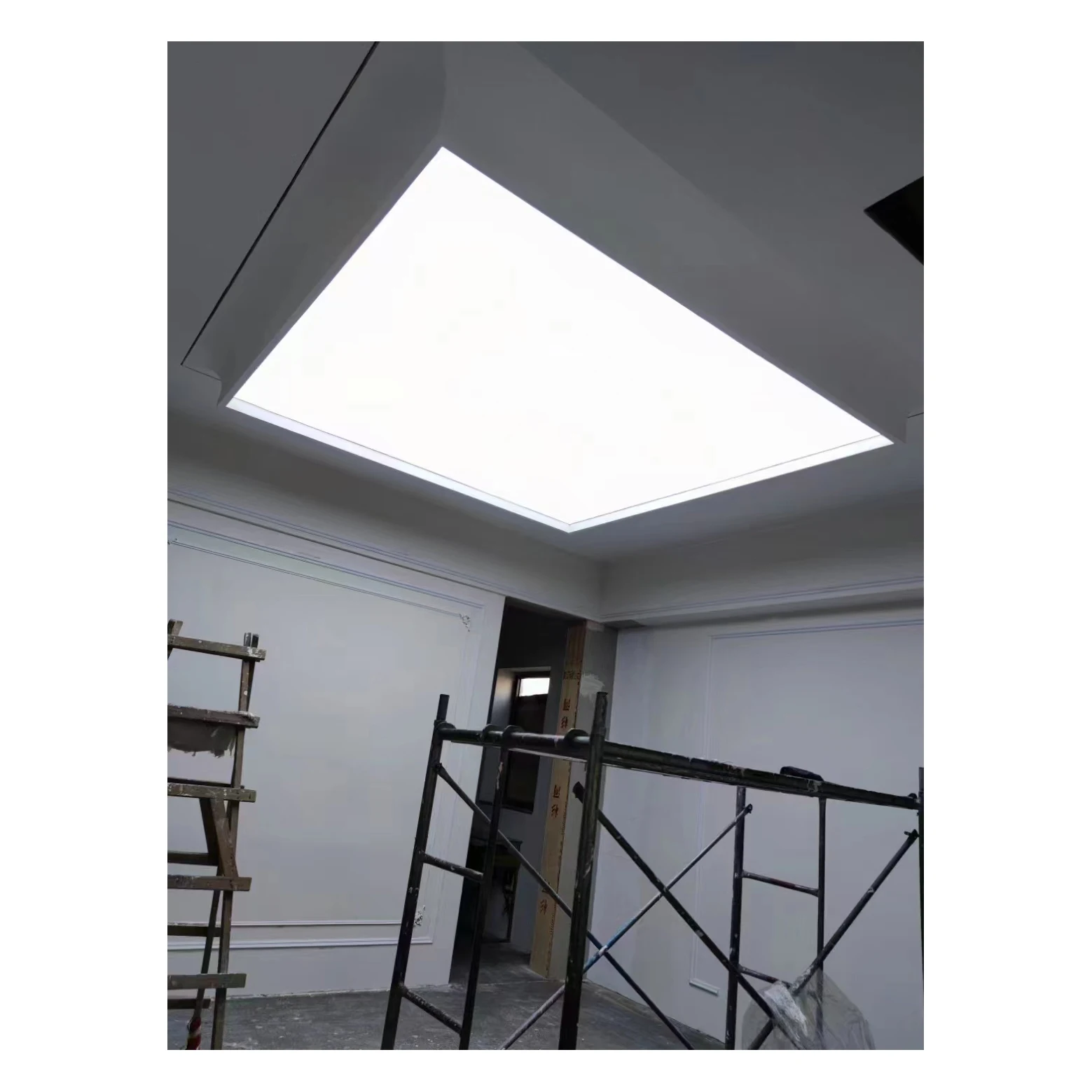 Prikolinta be rėmelių džiovintoji aliuminio profilio LED etiketė prekybos centro rodymui Elektroniniai ženklai reklamai