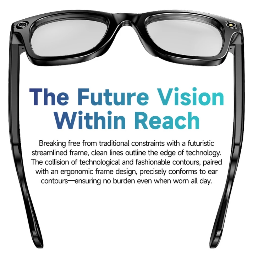 2025 Fashion W610 Smart Glasses AI, Camera, Sun Protection