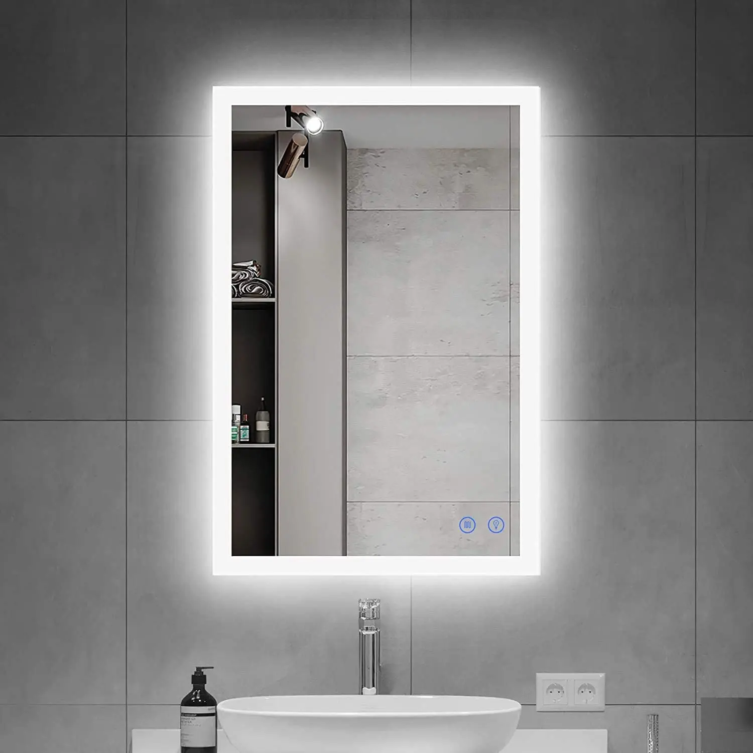 European Hot Sale Multiple Functions Lcd Screen Smart Mirror Bathroom Design Real Estate Projects Buy Ip44 Rating Hotel Led Wall Mirrors Frameless Bath Mirrors Bathroom Lighted Glass Mirror Product On Alibaba 