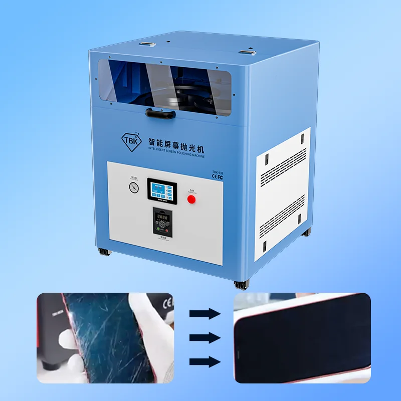 TBK Official Factory 938 OCA LCD Glass Screen Scratch Remover Machine for Mobile Screen Scratch Repair Polishing Machine