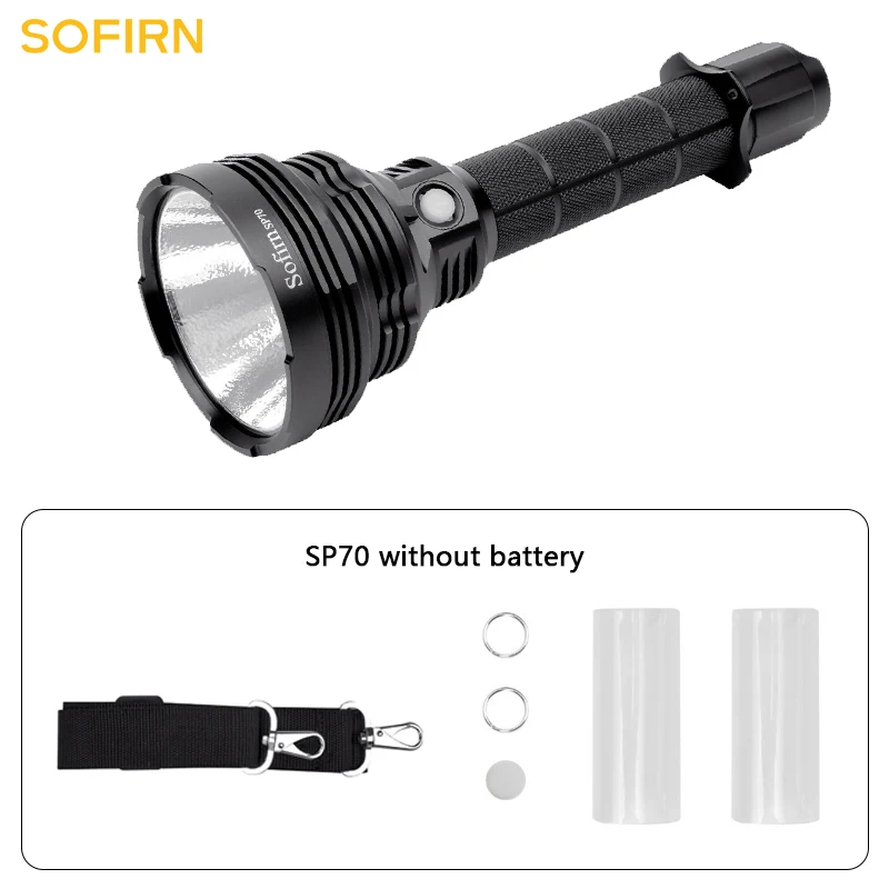 Lanterna LED Recarregável Sofirn SP70 Ultra Brilhante 5500LM 687M