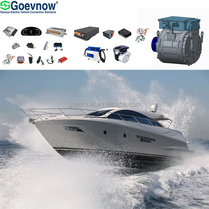 Rawsuns Electric Boat Conversion Kit Acmotor 70130kw Rdd1000 For Boat