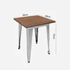 Table carrée en bois (60*60*75)