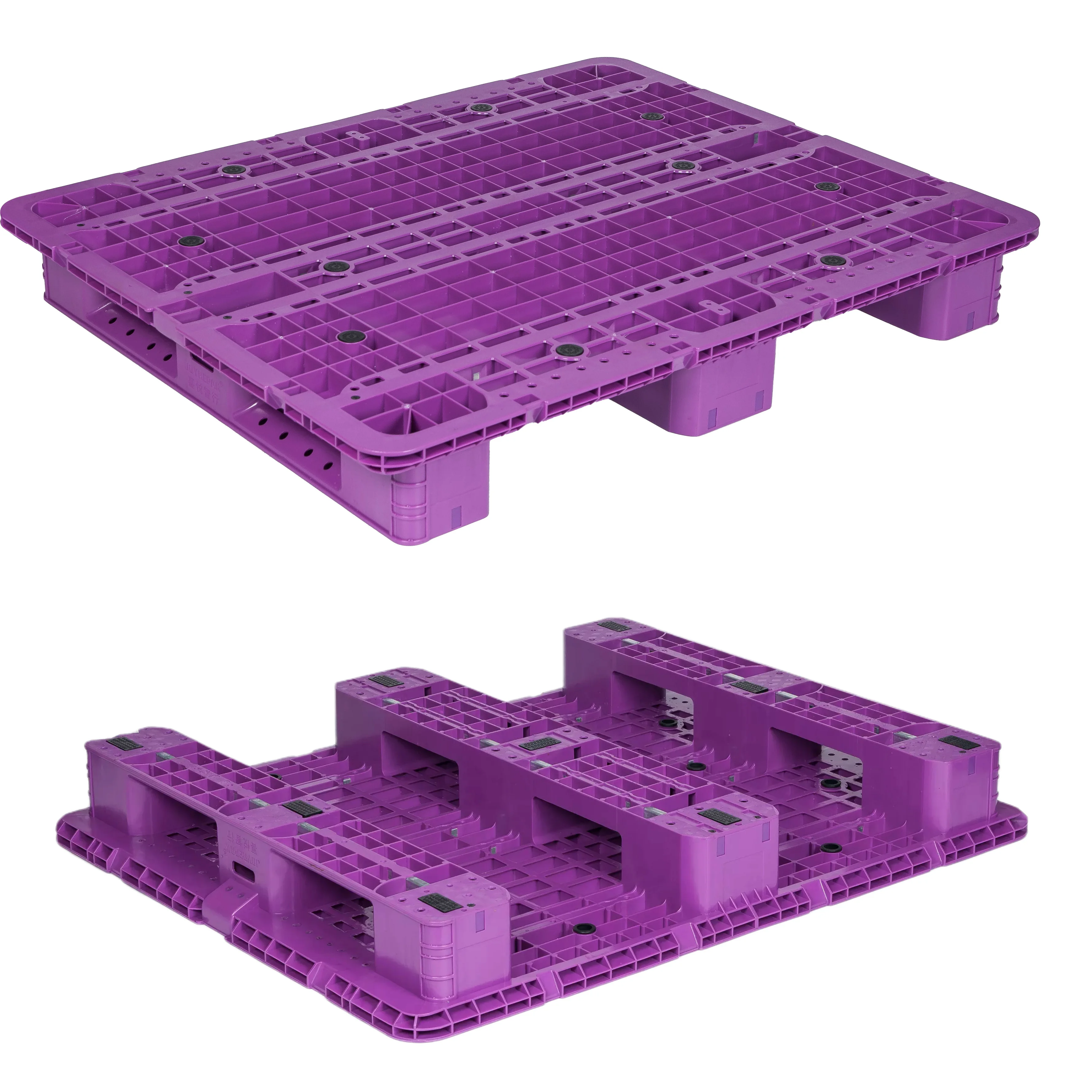 Plastic Pallet Custom Heavy Duty Single Sided Pallet Plastic Warehouse Reusable Plastic Pallet 2539