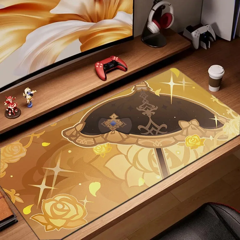 Genshin Impact Character Pattern Stylish Cool PC Gaming Mouse Pads Gamer Mats Teclado Pa aperçu 63